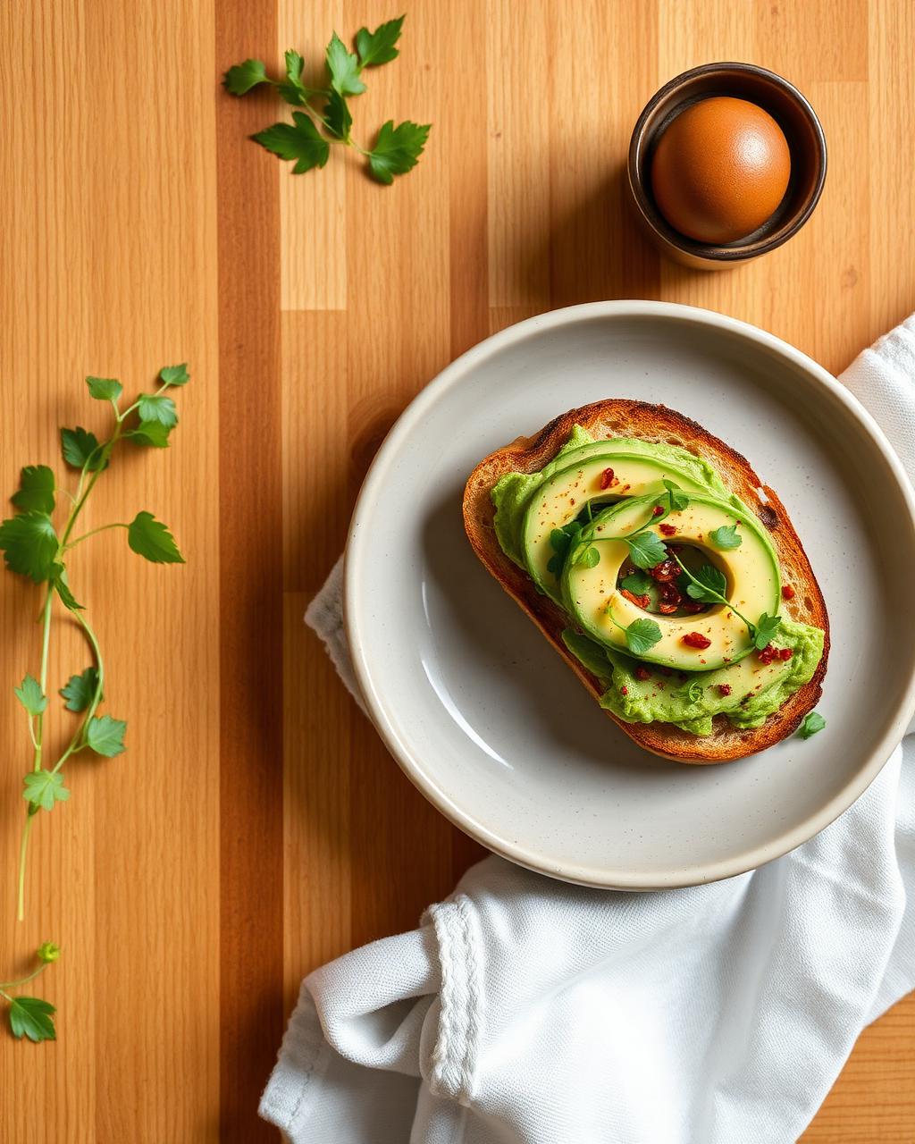 Focaccia Avocado Toast